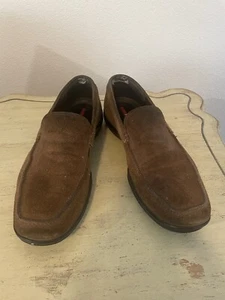 PRADA Rough Out Suede Sneaker Loafer in Snuff Suede Brown Size 10 US 11 - Picture 1 of 9