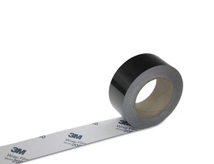 2" Wide x 25FT 3M 2080 Gloss Black Interior Trim Stripe Self Adhesive Tape Roll - Picture 1 of 2
