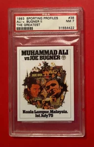 MUHAMMAD ALI vs JOE BUGNER 1975 BOXING SPORTING PROFILES THE GREATEST 1993 PSA 7 - Picture 1 of 3