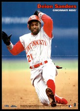 Deion Sanders Baseball Card Single * You PICK CHOOSE * Yankees Braves Reds Giant