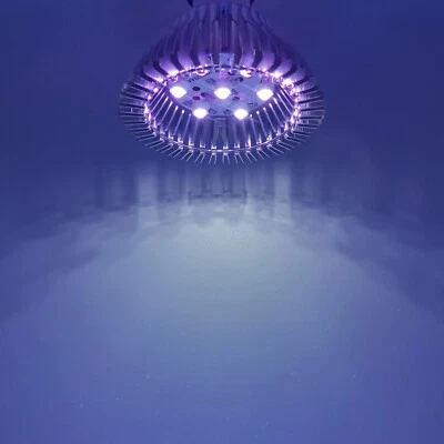 21W 365nm~370nm PAR30 UV Ultraviolet LED Lamp Floodlit Bulb Curing Light E26 E27 - Image 1 of 4