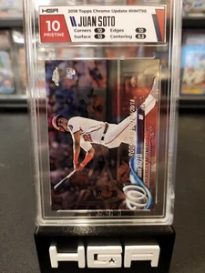 2018 Topps Chrome Update #HMT98 Juan Soto RC HGA 10 PRISTINE! POP 1 - Picture 1 of 4