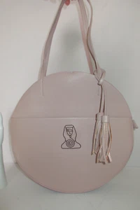 Remi/Reid Alison Circle Tote Pink/Beige mit Quasten Neu ohne Etikett - Bild 1 von 13