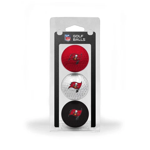 Team Golf NFL Tampa Bay Buccaneers Regulation Size Golf Balls 3 Pack Brand New Cover