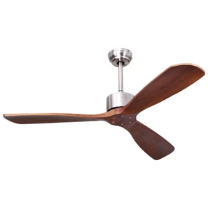 Costway 52" Ceiling Fan Brushed Nickel Finish Summer w/Remote Control - Picture 1 of 7