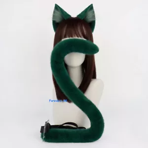 Anime The Apothecary Diaries Cat Ears Hairband Tail Cosplay Prop Accessories - Picture 1 of 13
