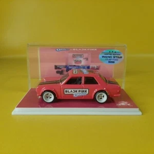 Hot Wheels DATSUN BLUEBIRD 510 BLACKPINK OREO (WANGSTAR CUSTOM) REAL RIDERS - Picture 1 of 19