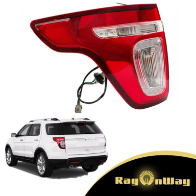 Lámpara de montaje de luz trasera izquierda del lado del conductor para Ford Explorer 2011 2012-2015 Foto 1 de 4