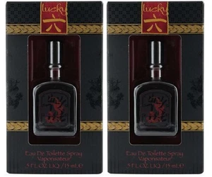 lot of 2 Lucky Number 6 no #6 15ml 0.5 oz spray New toilette MEN COLOGNE PERFUME - Picture 1 of 1
