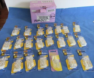 Lot of 22 Ook Hillman Picture Hanging 1/4" Plastic 20 lb Mirror Holders 50225 - Picture 1 of 11