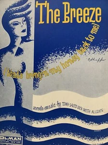 The Breeze 1934 Pianoforte d'epoca, chitarra spartiti canzoni libro di Tony Sacco - Foto 1 di 5