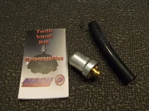 Nuevo respirador tapa de gas de aluminio PLATEADO sin derrames KX500 CR80 CR60 DR350 WR200 - Imagen 1 de 3