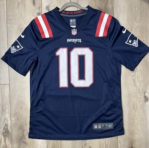 Nike New England Patriots Mac Jones #10 Men's NFL Football Jersey Navy Size L - Picture 1 of 7