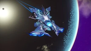 No Mans Sky - The Wraith + Upgrades und Aufbewahrung - Living Fighter Ship - Bild 1 von 4