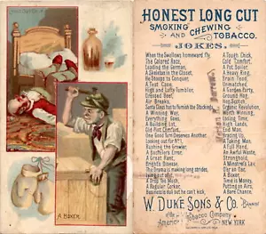 N118 Duke Tobacco, Jokes, 1890, A Boxer/Lying Out Of It - Picture 1 of 1
