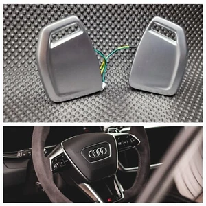 AUDI Paddles Shifters Steering Wheel Alloy 83A951523F Silver A3 A4 A5 A6 - Bild 1 von 8