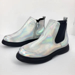 Dolce Vita Cole Glitter Metallic Sparkle Girls Chelsea Ankle Boots Size 5 - Picture 1 of 12