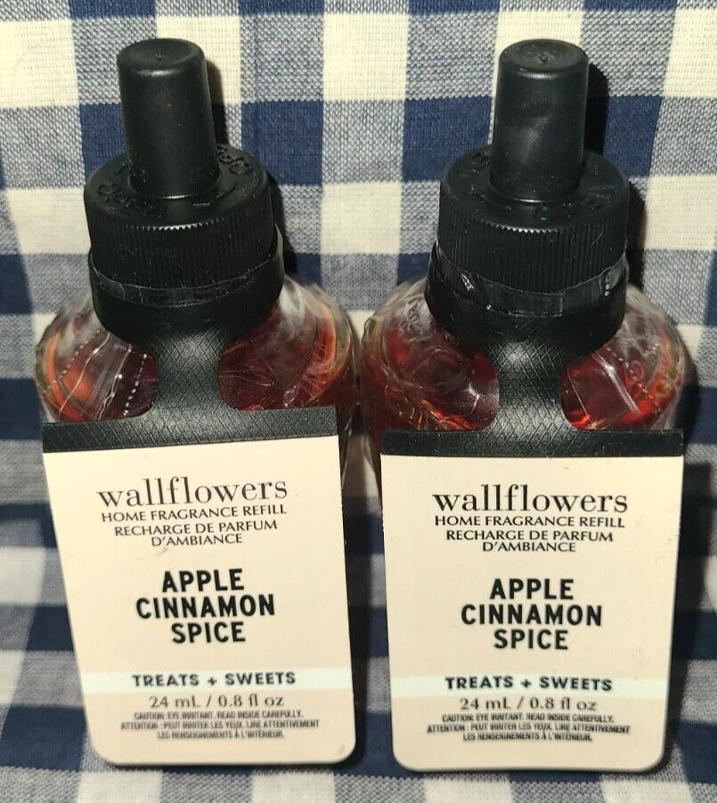 NEW 2-Pack APPLE CINNAMON SPICE Wallflower Refill Bulbs SEALED Bath & Body Works - Image 1 of 1