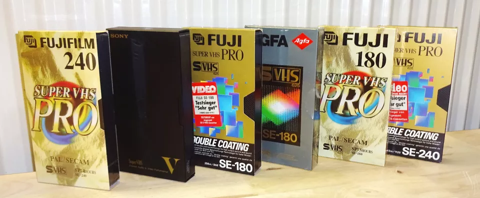 Selection * S-VHS * Video Cassette AGFA Fuji Sony Tape * Sealed * NEW & ORIGINAL PACKAGING EXCELLENT - Image 1 of 1