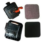 Black Air Filters & Housing Kit for STIHL fs80 fs85 hs80 bg75 Easy to Install