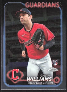 2024 Topps Chrome Update #USC77 Gavin Williams - Picture 1 of 2