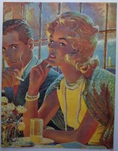 Revista Edwin Georgi 1960 ilustración sábado noche post revista - Imagen 1 de 1