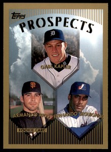 1999 Topps Gabe Kapler/Armando Rios/Fernando Seguignol Detroit Tigers/San