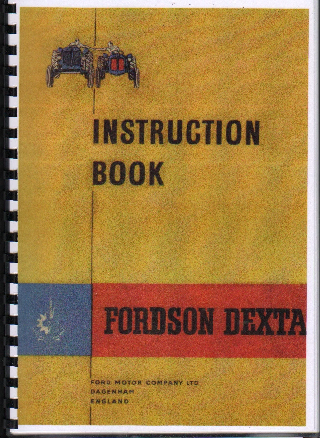 Manual del operador del tractor Fordson "Dexta"