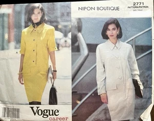 VOGUE 2771 1990’s NIPON Designer Dress Sewing Pattern. Size 8-10-12. - Picture 1 of 3