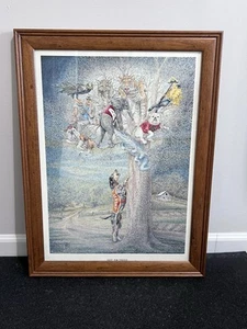 Tennessee Volunteers Steve Ford Got ‘Em Treed Print 865/2500 Framed and Matted - Picture 1 of 8