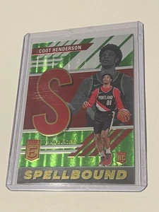 2023-24 Donruss Elite Spellbound Scoot Henderson #11 Neon Green /75 (RC) - Picture 1 of 2