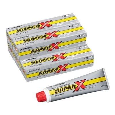 Cemedine Super X No.8008+ Colla Adesiva Trasparente 135ml SET da 5 confezioni... - Immagine 1 di 2