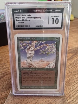  MtG Magic The Gathering Revised Shanodin Dryads CGC 10 - Image 1 of 2