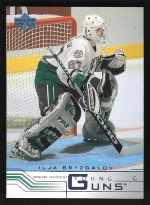 2001-02 Upper Deck Young Guns Ilya Bryzgalov Rookie #413 - Anaheim Mighty Ducks - Image 1 of 2