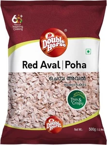 Double Horse Red Aval 500g Rice flakes thin & Crispy Free Shipping Worldwide - Picture 1 of 3