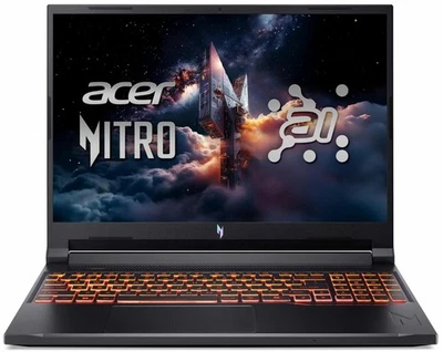 !NEW RETAIL! Acer Nitro V16 Ryzen 5 240 RTX 5050 8GB 16GB 512GB 16" 180Hz Win11 - Image 1 of 4