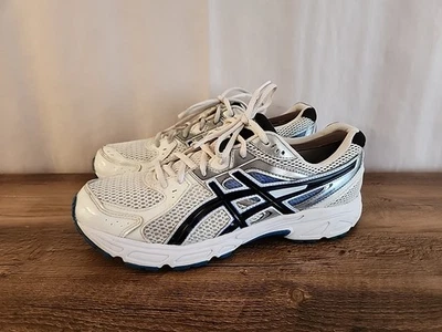 ASICS гель Contend 2 работает кроссовки мужской размер 10,5 белый синий папа туфли T426Q - Изображение 1 из 4