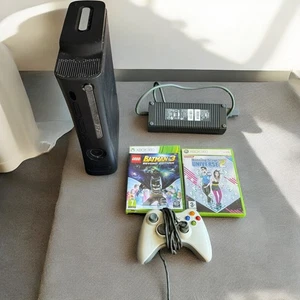 Xbox 360 Elite 120GB Console Tested & Working With 2 Games Bundle - Picture 1 of 5