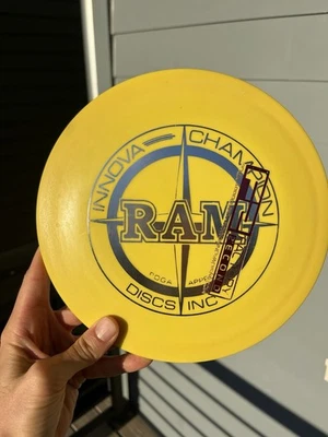 Innova First Run DX Ram Proto Star 175g Ontario Tooled, F2 Yellow - Image 1 of 4