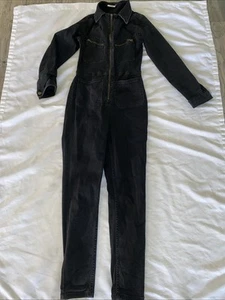 Free People Lennox Skinny Fit Denim Zip Front Jumpsuit Damen Gr. XS - Bild 1 von 12