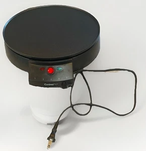 Cucina Pro Electric Griddle Crepe Maker 12" Round Model 1448 Non-Stick Surface - Picture 1 of 11