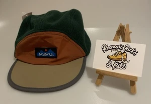 Gorra Kavu Klamath espalda elástica verde naranja 5 paneles bajo perfil ALTURAS ALPINAS - Imagen 1 de 7