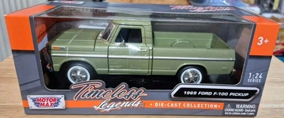 Ford F-100 1969 года в масштабе 1:24 MOTORMAX - Изображение 1 из 3