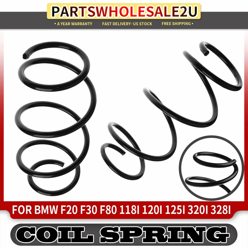 Muelle helicoidal delantero 2 piezas para BMW F20 118i 120i 125i F30 F80 320i 328i 31336851714 Foto 1 de 4