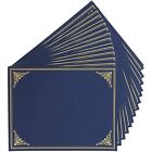 24x Navy Blue Certificate Holder Document Diploma Award Cover Folder Letter Size