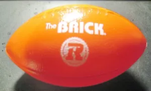 2022 Ottawa RedBlacks CFL American Football hard souvenir ball new The Brick - Picture 1 of 3