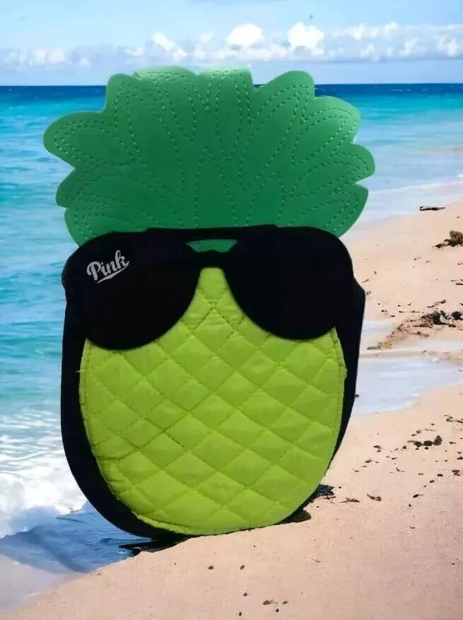 Victoria's Secret PINK Lunch Cooler Tote Pineapple Purse/Bag NEW - Image 1 of 1