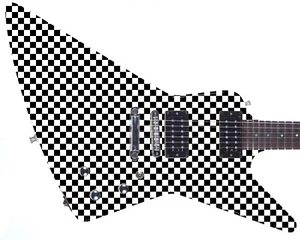 Guitar Skin 5 Star Custom Axe Wrap 25" X 20" Destroyer Explorer Checker Art 1705 - Picture 1 of 19