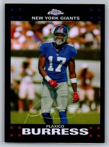 Plaxico Burress 2007 Topps Chrome Refractor TC27 New York Giants - Picture 1 of 2