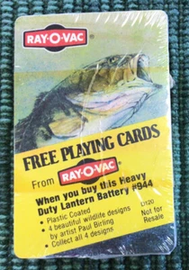 Ray O Vac Fish Vintage 1983 Promo Deck Playing Cards Sealed New Paul Birling - Picture 1 of 5